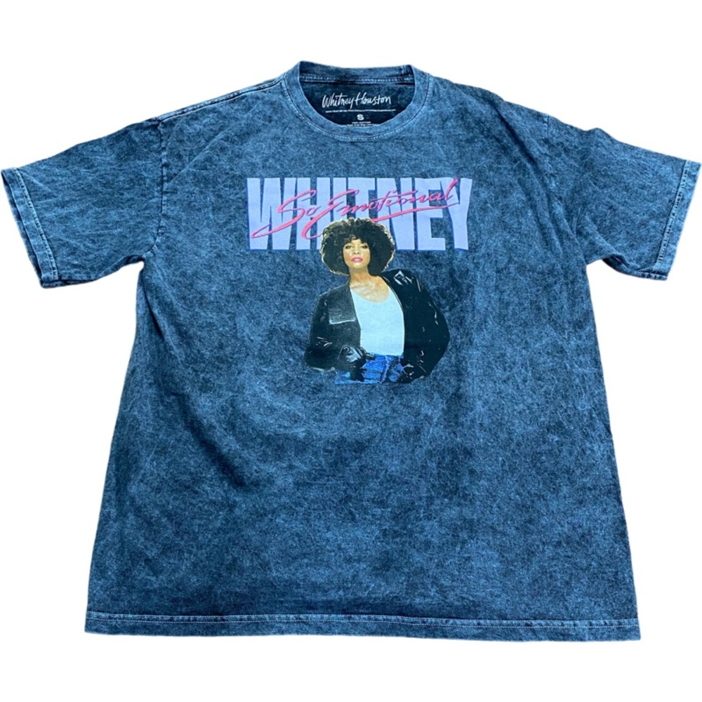 Vintage Style Whitney Houston Short Sleeve Tee